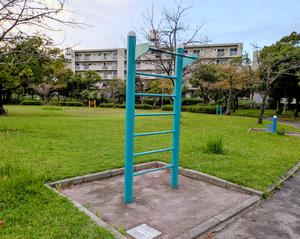 武岡中央公園のウォールラダー - 中村製作所 (写真は問い合わせフォームでいただいたもの。2026.10.11)